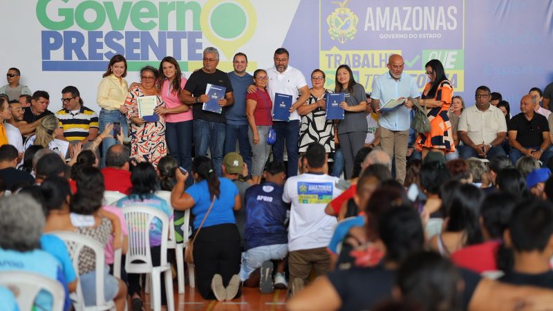 Governador Wilson Lima abre a 20ª edição do Governo Presente na zona leste de Manaus