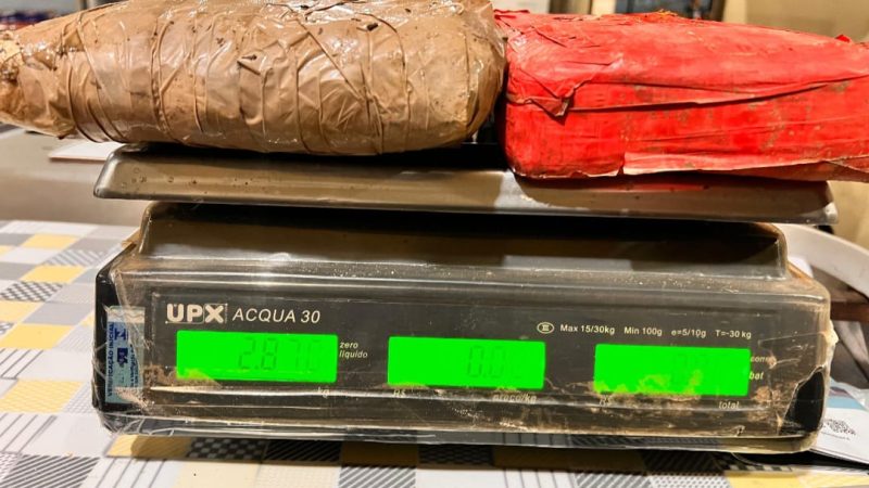 Em ações na capital e no interior, Polícia Militar do Amazonas prende homem e apreende mais de 2kg de droga