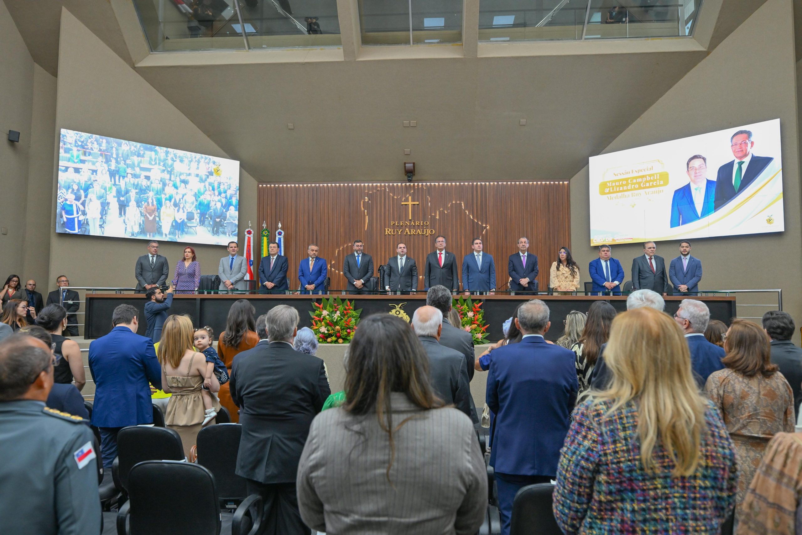 Corregedor do TCE-AM prestigia homenagem ao ministro Mauro Campbell na Aleam