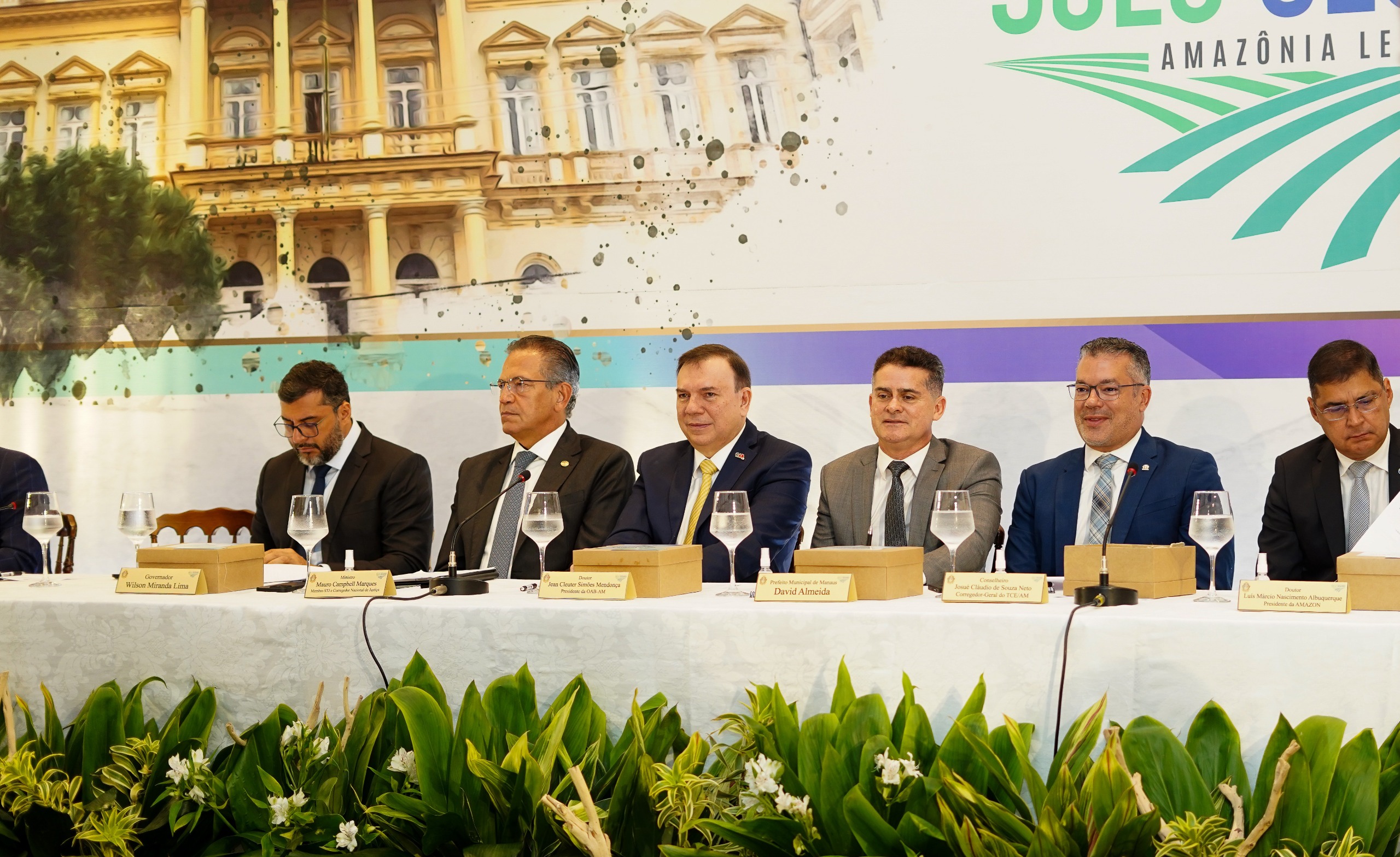 Conselheiros do TCE-AM participam do encerramento da Semana “Solo Seguro Amazônia
