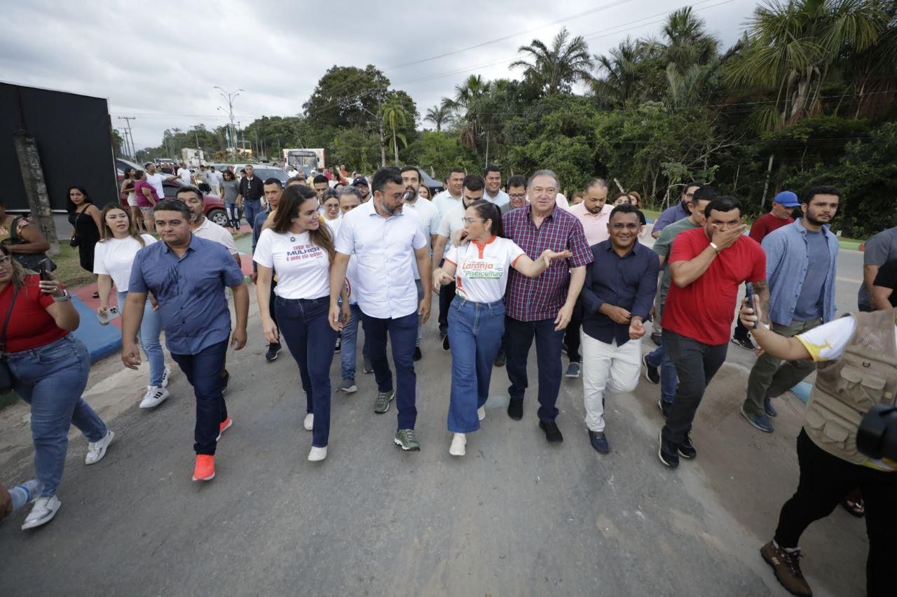 Governador Wilson Lima assina ordem de serviço para ampliação do hospital e anuncia novas obras no setor viário de Rio Preto da Eva