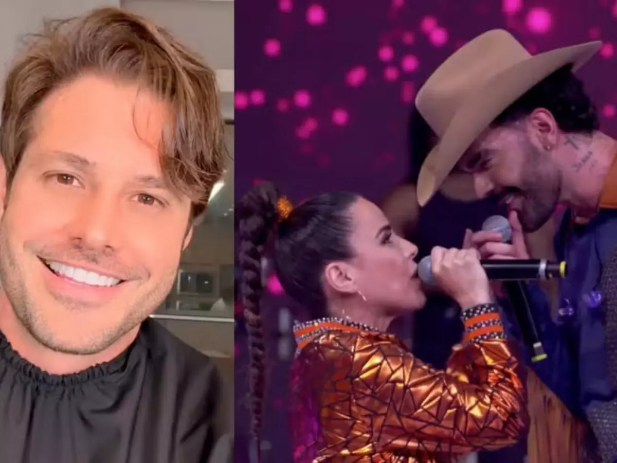 Indireta para Dado? Wanessa Camargo e Luan Pereira cantam juntinhos na TV