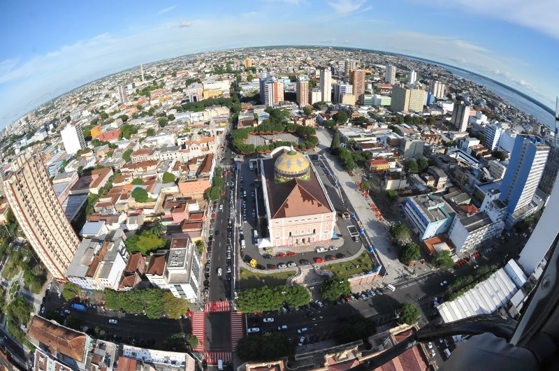 Com 2,303 milhões de habitantes, Manaus é a 7ª capital mais populosa