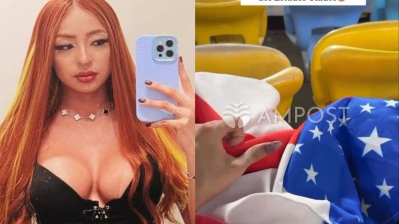 Ruivinha de Marte diz que quase foi barrada no Maracanã após bandeira do AM ser confundida com a dos EUA