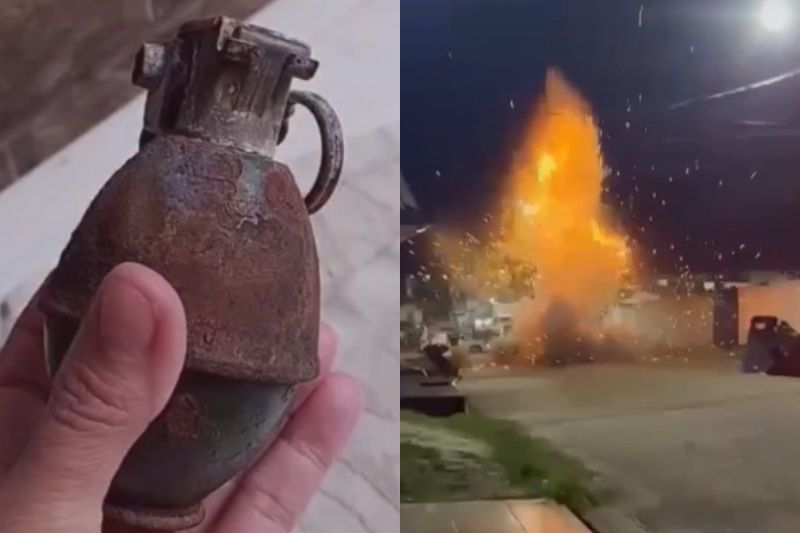 Moradora encontra granada em lixeira de residencial de cidade no Amazonas