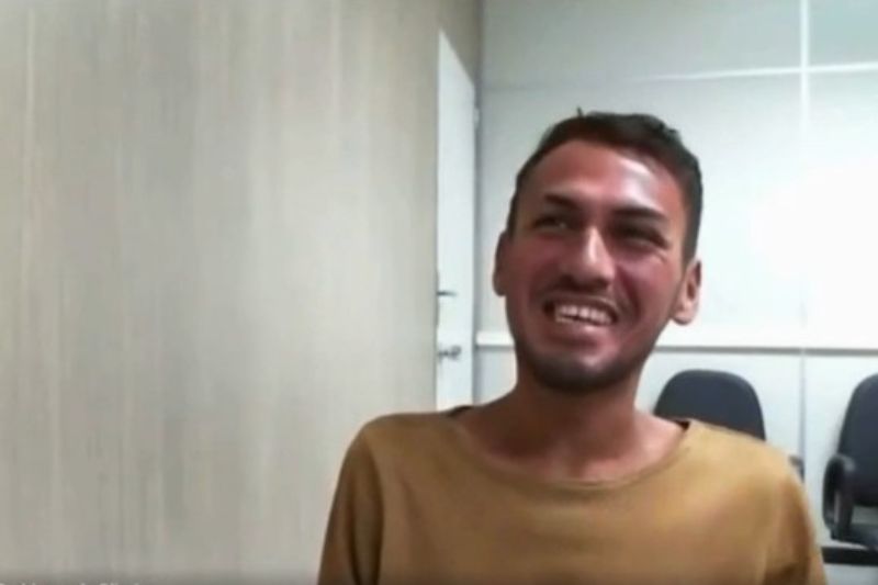 Preso elogia policiais por tratamento ao revelar que ateou fogo em homem