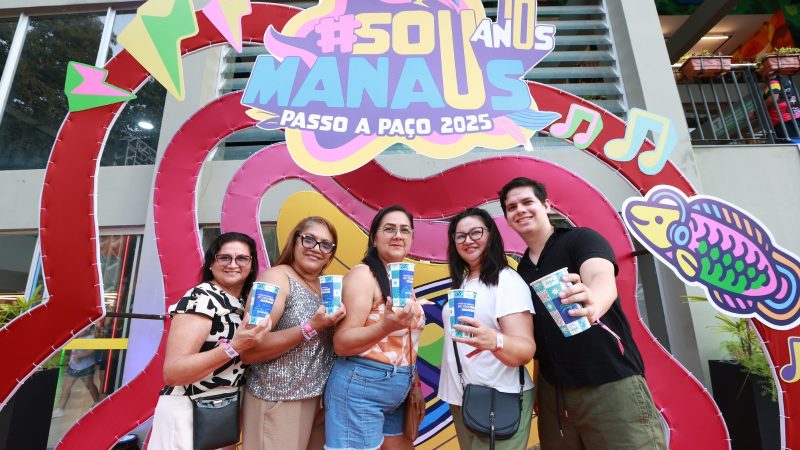 Centro histórico se transforma em palco de arte e cultura amazônica no ‘#SouManaus 2025