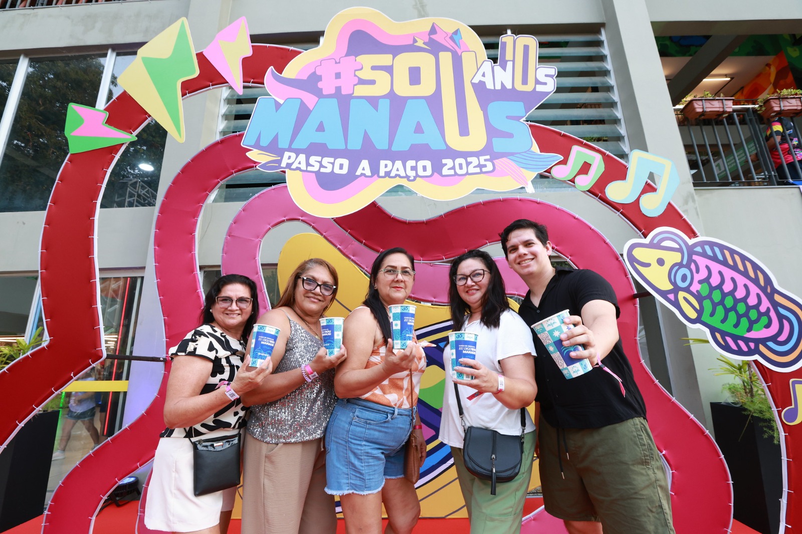 Centro histórico se transforma em palco de arte e cultura amazônica no ‘#SouManaus 2025