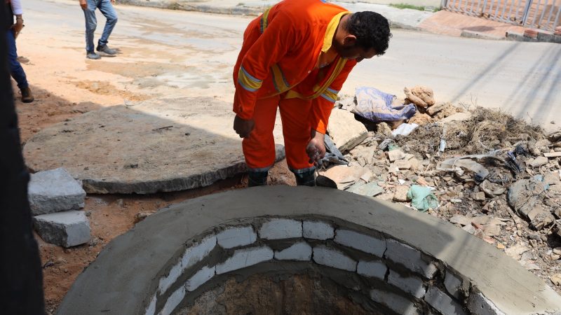 Prefeitura de Manaus moderniza sistema de drenagem no bairro Gilberto Mestrinho e transforma realidade de moradores da área