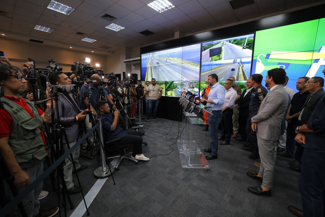 Governador Wilson Lima apresenta resultados da ampliação do Sistema Paredão, com novas tecnologias de reconhecimento facial e de placas