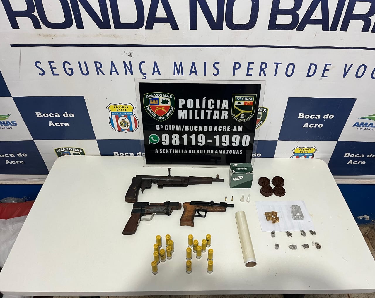 Em Canutama, Polícia Militar do Amazonas prende casal com mais de 80 porções de entorpecentes