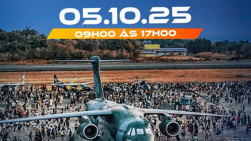 MILHARES DE PESSOAS DEVEM PRESTIGIAR EDIÇÃO 2025 DO “DOMINGO AÉREO” NA BASE AÉREA DE MANAUS