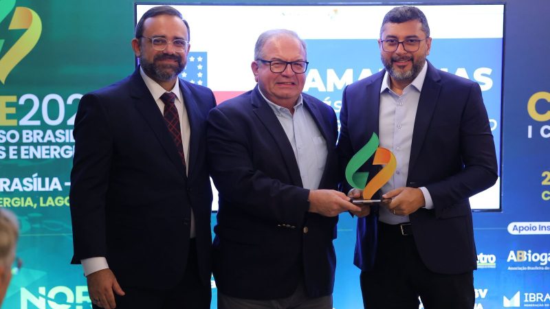 Amazonas recebe prêmio nacional e governador Wilson Lima destaca potencial estratégico do gás natural