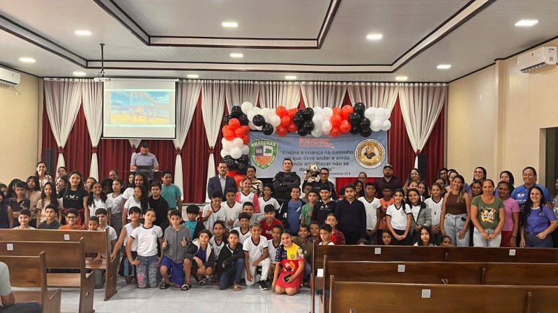 Em Guajará, Polícia Militar do Amazonas inicia implantação do Proerd em escolas da rede de ensino do município