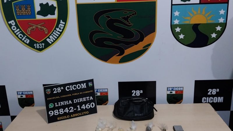 Em ações na capital, PMAM apreende dois adolescentes suspeitos de envolvimento com o tráfico de drogas