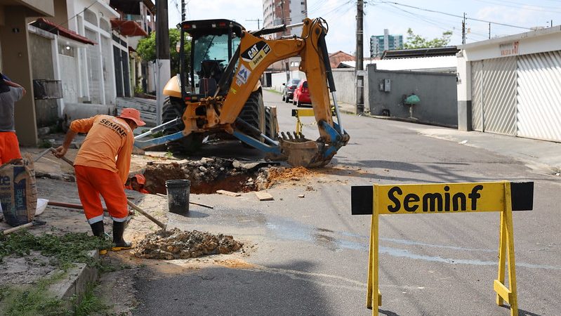 Prefeitura de Manaus age rápido e recupera drenagem profunda no bairro Adrianópolis