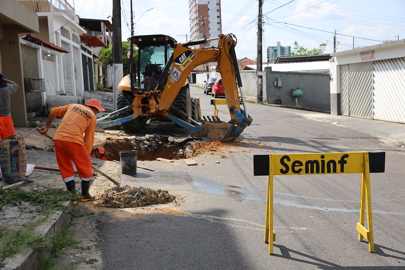Prefeitura de Manaus age rápido e recupera drenagem profunda no bairro Adrianópolis