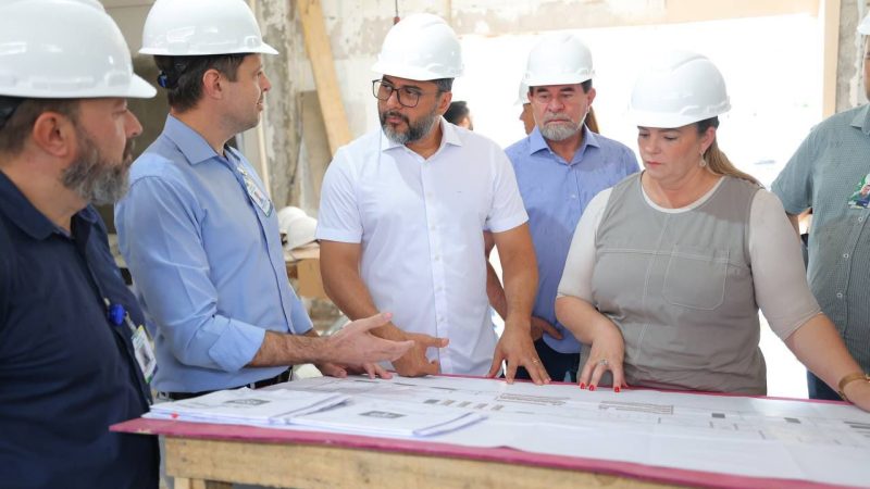 Governador Wilson Lima vistoria obras de modernização do Hospital e Pronto-Socorro Platão Araújo e do Complexo Hospitalar Sul