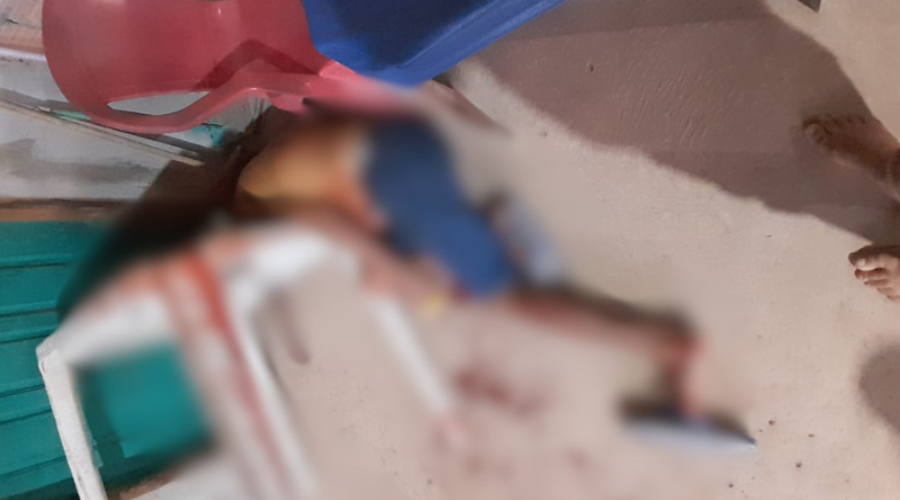 Veja o momento em que idoso é assassinado a facadas em bar por se recusar vender ‘fiado’ no Amazonas