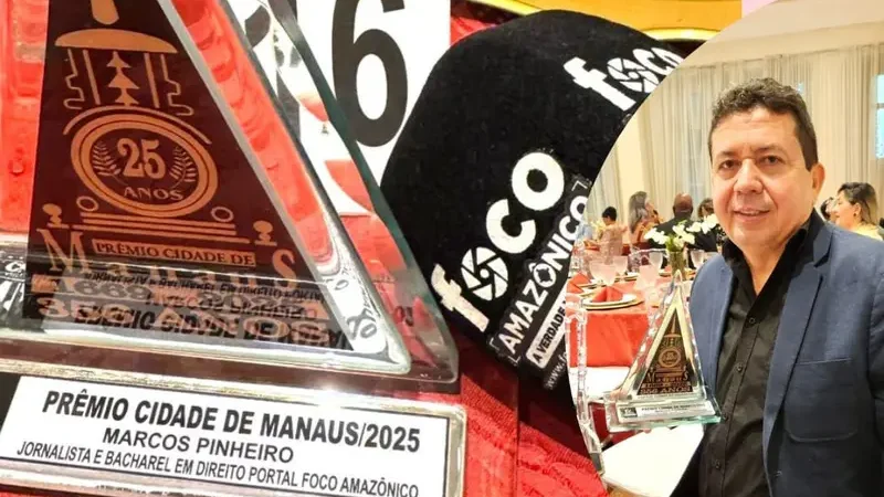 Jornalista Marcos Pinheiro celebra reconhecimento do Portal Foco Amazônico por relevância na mídia amazonense
