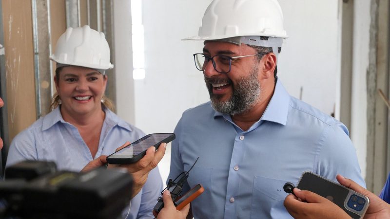 Governador Wilson Lima vistoria obras do segundo Caic especializado no atendimento de crianças com Transtorno do Espectro Autista