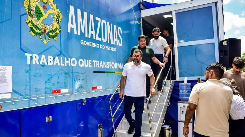 Outubro Rosa: Governador Wilson Lima destaca importância das Carretas de Saúde na prevenção ao câncer de mama