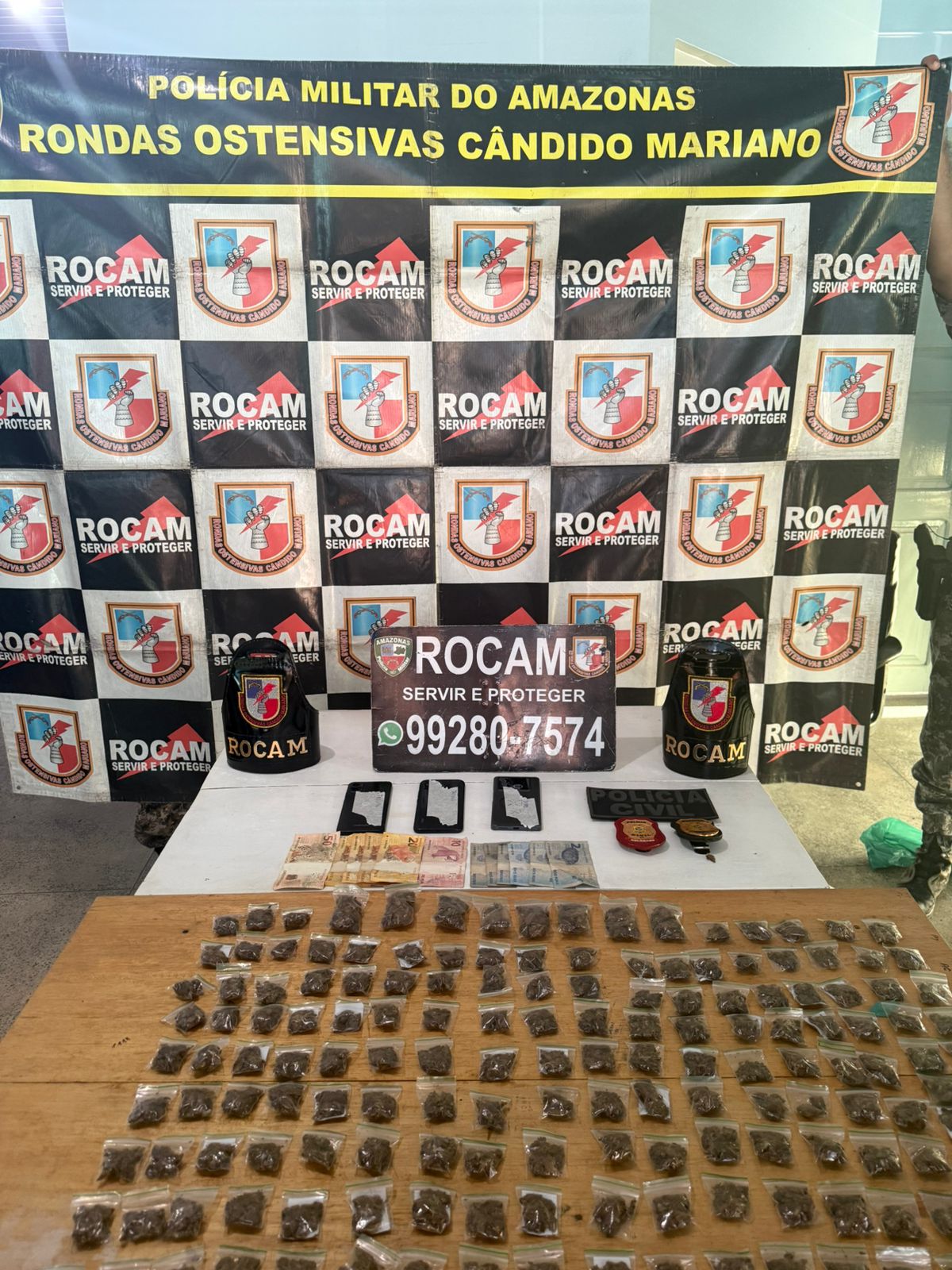 PMAM e PC-AM realizam prisão por tráfico de drogas em Envira