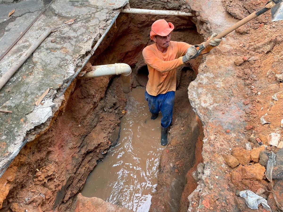 Prefeitura de Manaus reforça sistema de drenagem e garante mais segurança a moradores do Santo Antônio