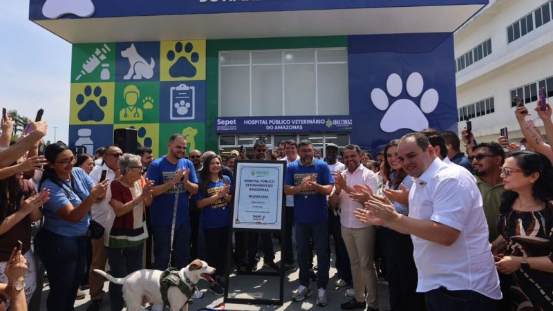 Governador Wilson Lima inaugura maior Hospital Público Veterinário da América Latina