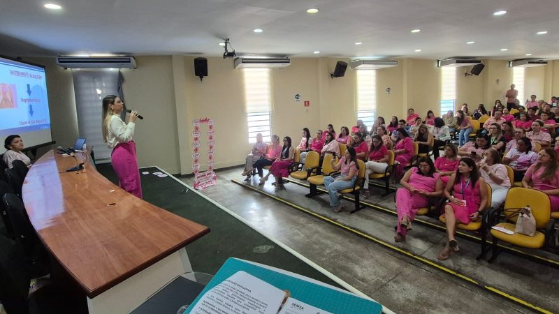 Prefeitura de Manaus reforça importância da prevenção do câncer de mama entre trabalhadores da saúde