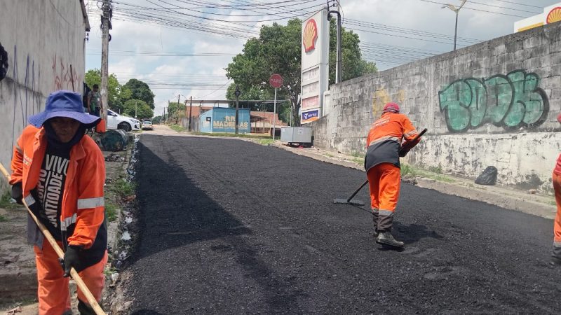 Prefeitura de Manaus intensifica obras no Colônia Terra Nova e transforma a mobilidade na zona Norte
