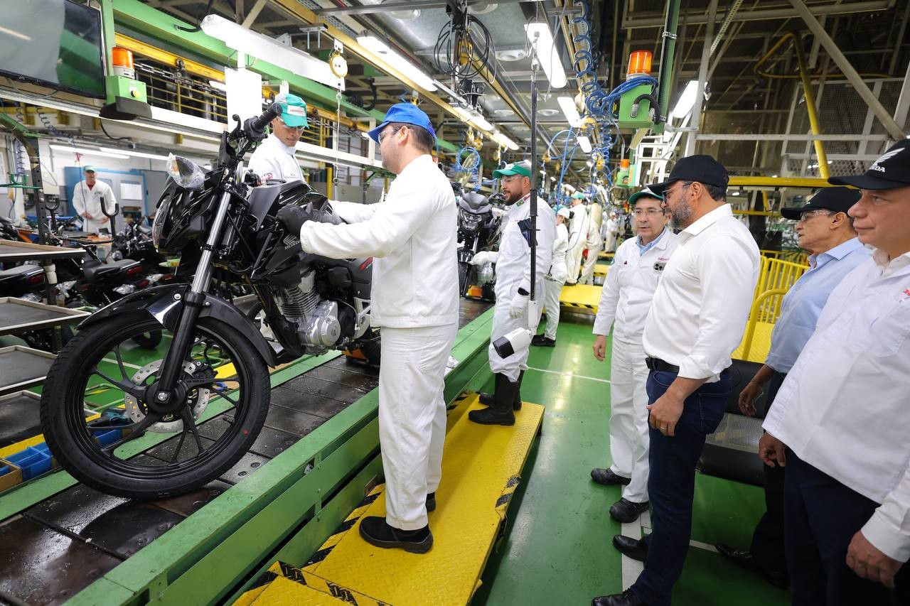 Em visita à Honda, governador Wilson Lima reforça compromisso do Amazonas com geração de empregos após montadora anunciar investimento de R$ 1,6 bi