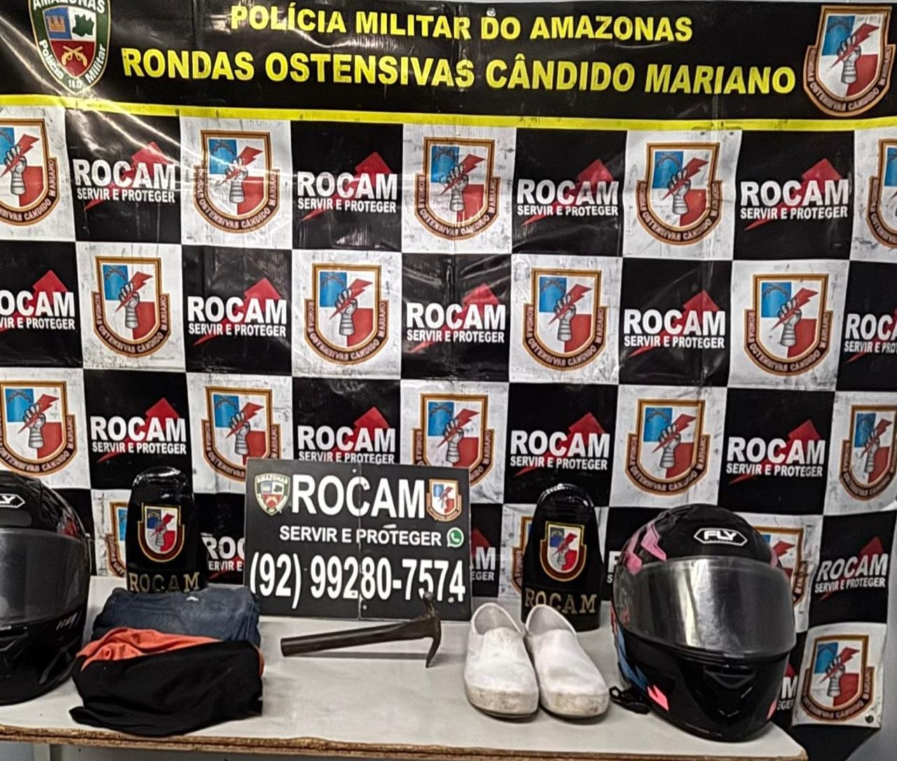 Pronta resposta: PMAM prende homem que agrediu adolescente com martelo em tentativa de roubo