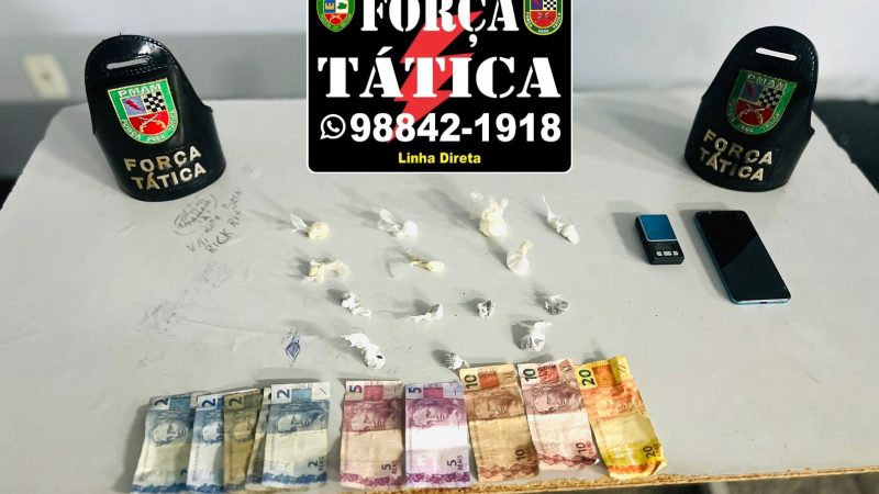 Em ações na capital, Polícia Militar do Amazonas prende oito homens ligados ao tráfico de drogas