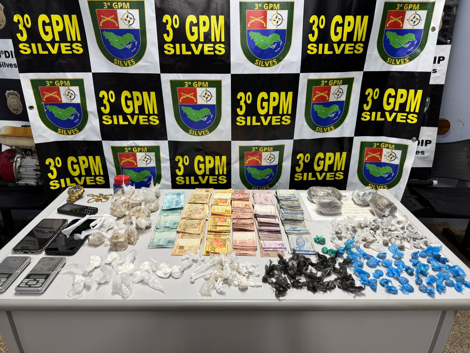 Em Silves, Polícia Militar do Amazonas prende homem e apreende mais de 170 porções de entorpecentes