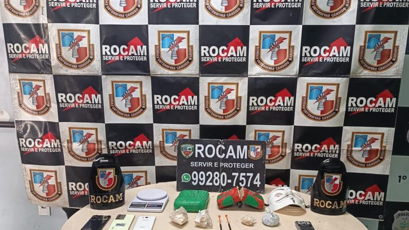PMAM prende três homens e apreende entorpecentes durante patrulhamento na capital