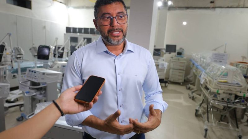 Governador Wilson Lima vistoria equipamentos e obras no Complexo Hospitalar Sul