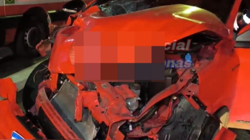 Motorista embriagado provoca acidente e fere família no Centro de Manaus