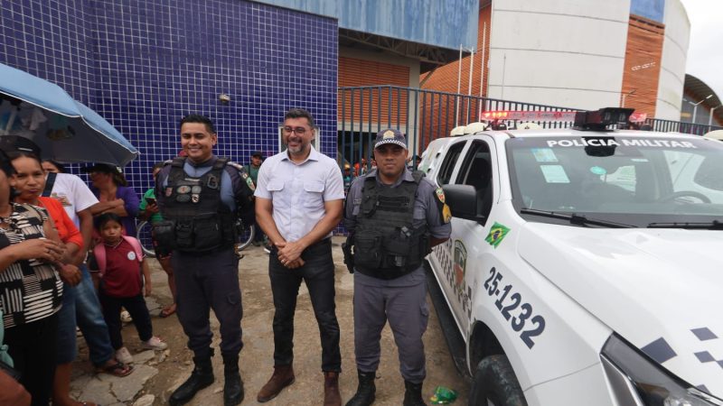 Governador Wilson Lima entrega novas viaturas e reforça a segurança na Tríplice Fronteira