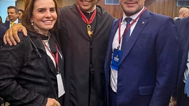 Presidente e corregedor do TCE-AM participam da posse do novo conselheiro do TCE de São Paulo