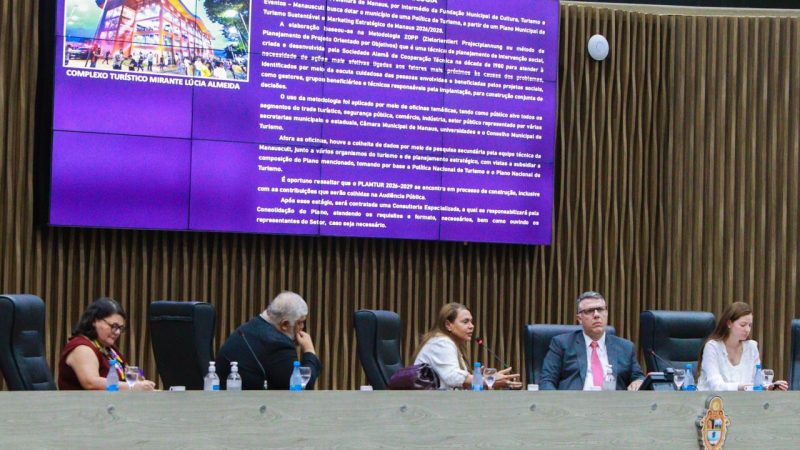 Prefeitura de Manaus reforça ações do turismo durante audiência pública na CMM