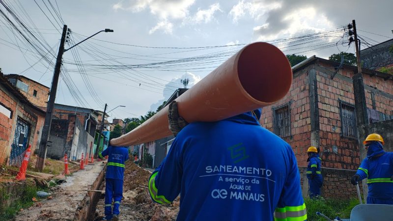 Trata Bem Manaus: Expansão da coleta e tratamento de esgoto segue em nove zonas da cidade