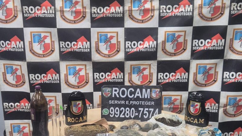 Polícia Militar do Amazonas prende dupla com grande quantidade de entorpecentes em condomínio na zona oeste