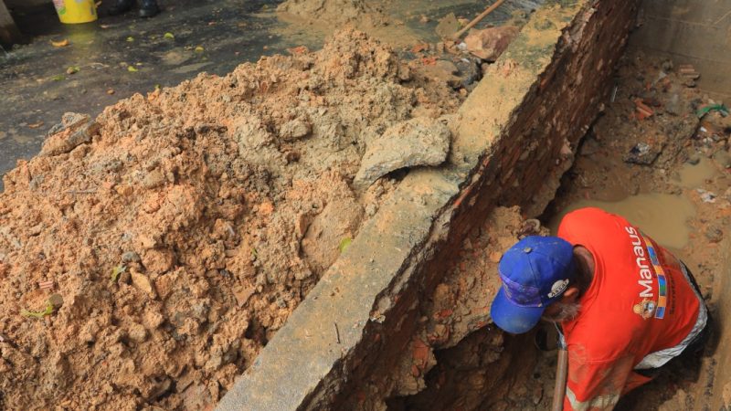 Prefeitura de Manaus realiza força-tarefa para recuperar drenagem profunda e reforçar infraestrutura na zona Oeste