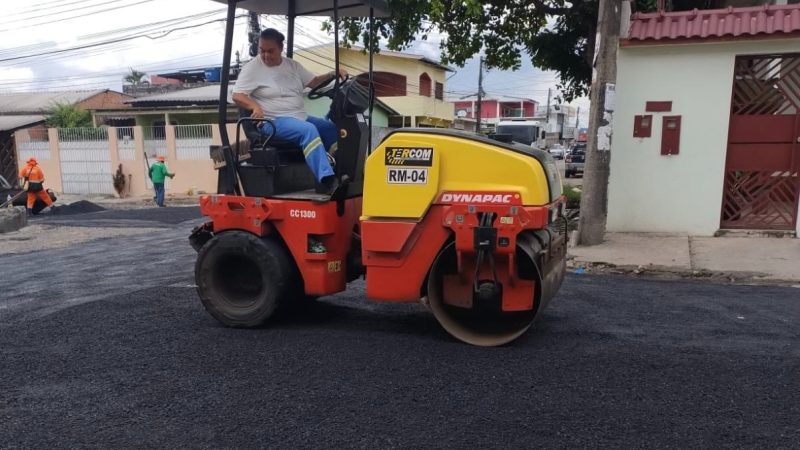 Prefeitura de Manaus melhora infraestrutura de via principal do conjunto Oswaldo Frota