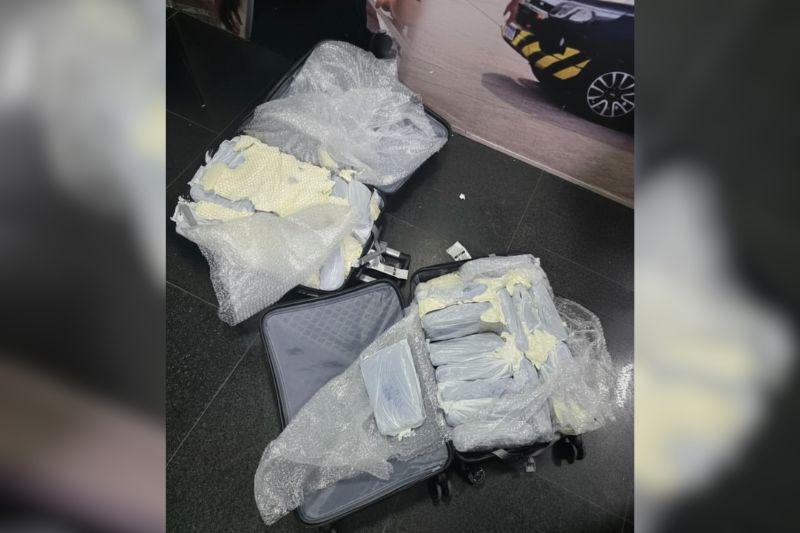 Homem é preso com 36,6 quilos de maconha no aeroporto de Manaus