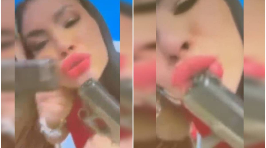 Blogueira de Manaus causa polêmica ao aparecer dançando com arma em festa ligada ao tráfico