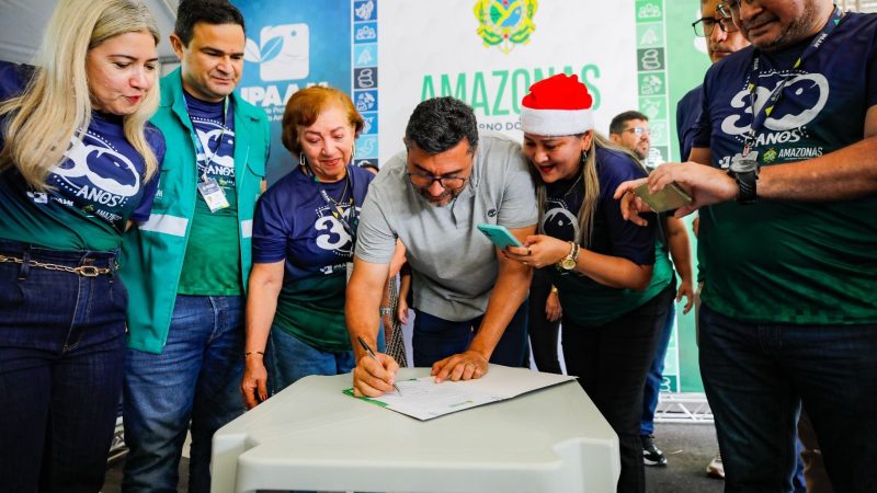 Governador Wilson Lima sanciona data-base dos servidores do Ipaam e anuncia edital de concurso após 18 anos