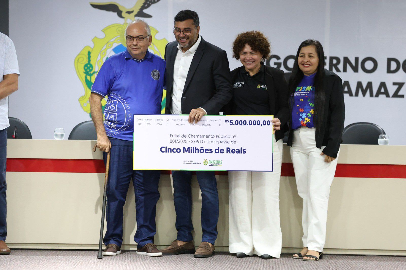 Governador Wilson Lima repassa R$ 5 milhões a instituições de pessoas com deficiência e lança editais que vão beneficiar os setores social e primário