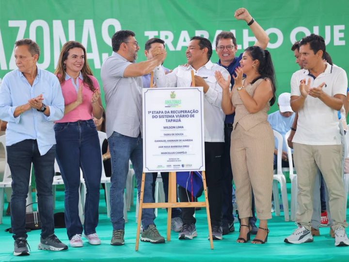 Asfalta Amazonas: Governador Wilson Lima entrega primeira etapa das obras em Tapauá